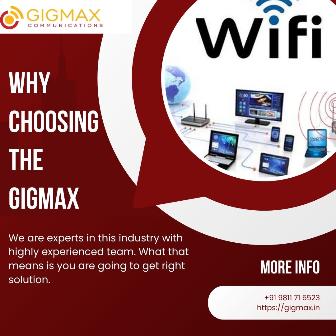 Gigmax: Your Premier WiFi Internet Service Provider in Faridabad