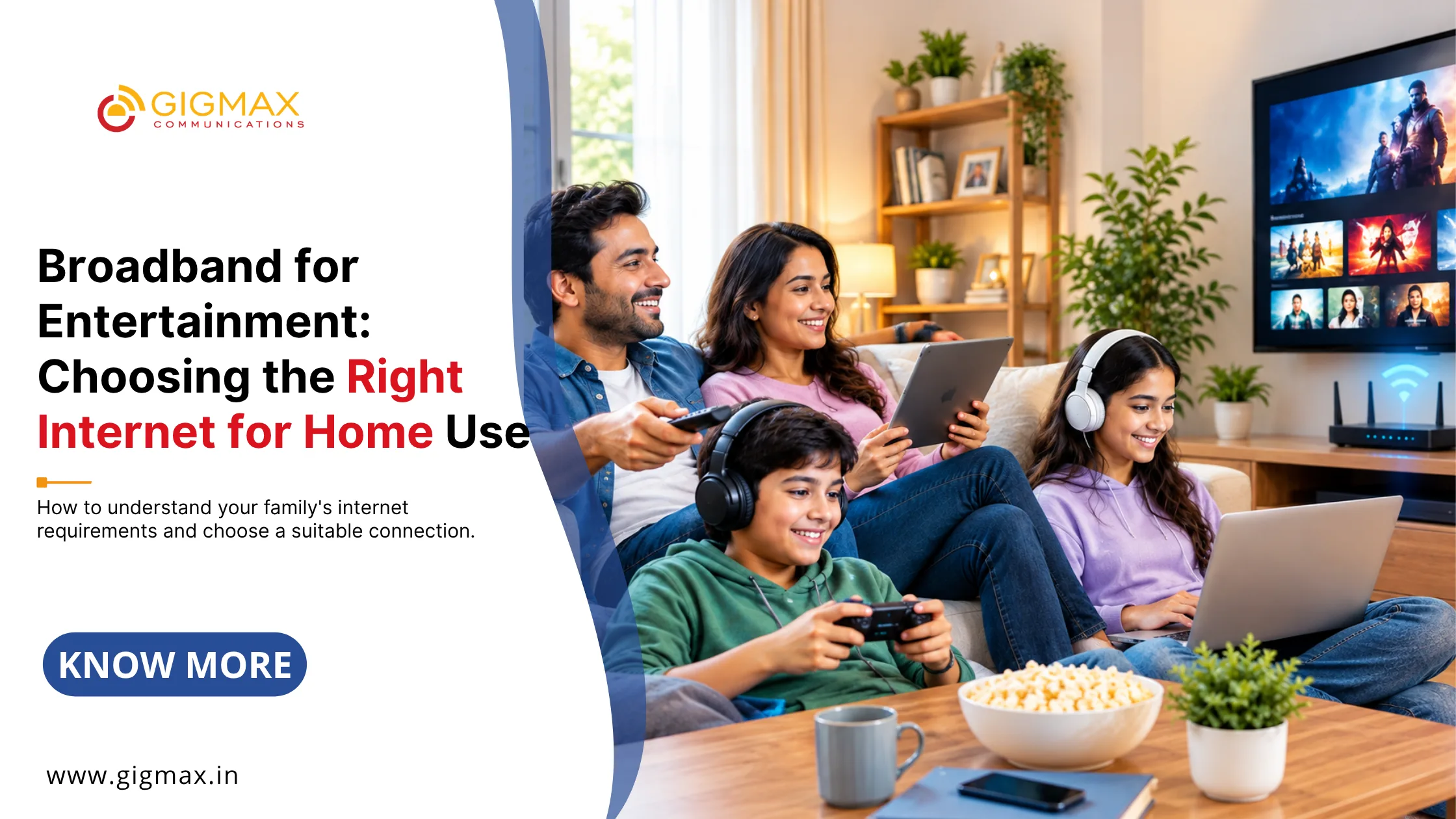 Broadband for internet